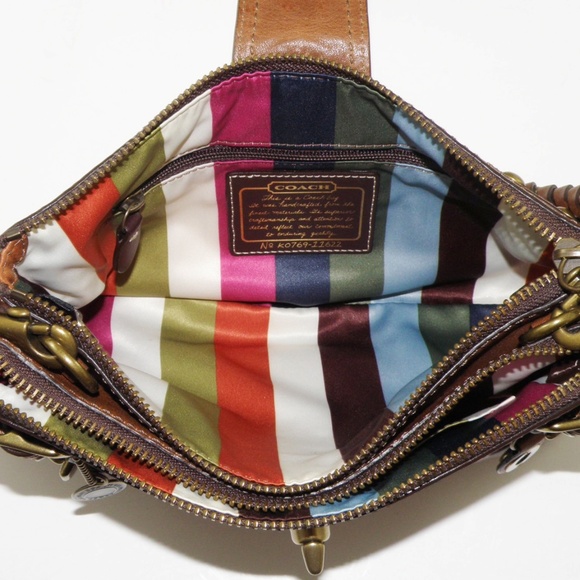 NEW COACH LEGACY BRIDGIT WHISKY BROWN SHOULDER BAG 11622 RARE 65TH ANNIVERSARY - Picture 8 of 15